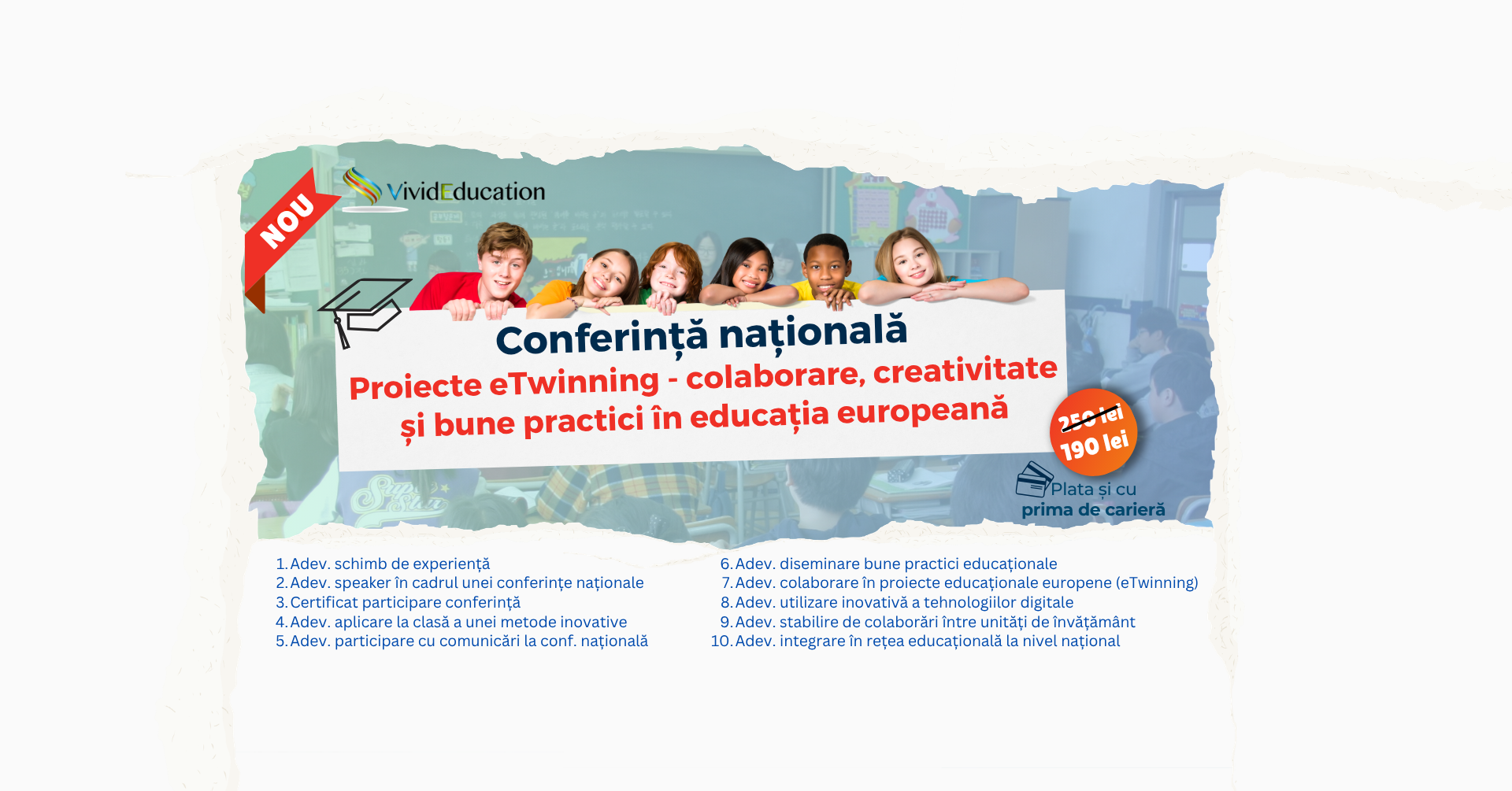 Detalii conferință națională „Proiecte eTwinning - colaborare, creativitate și bune practici în educația europeană” - 10 iunie