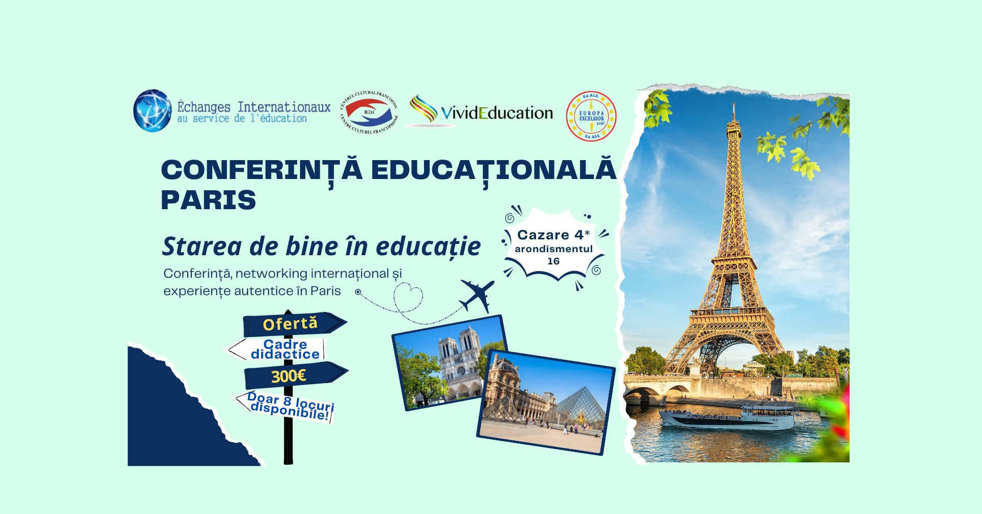 Detalii Conferințe Europene Paris „Starea de bine în educație” 2026