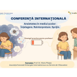 Detalii conferință internațională „Anxietatea în mediul școlar” - 5 august